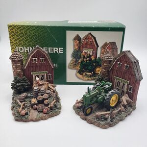 John‎ Deere Model "G" Tractor Farm Scene Bookends with box